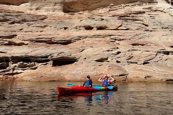Kayak Antelope Canyon and hike, at Lake Powell