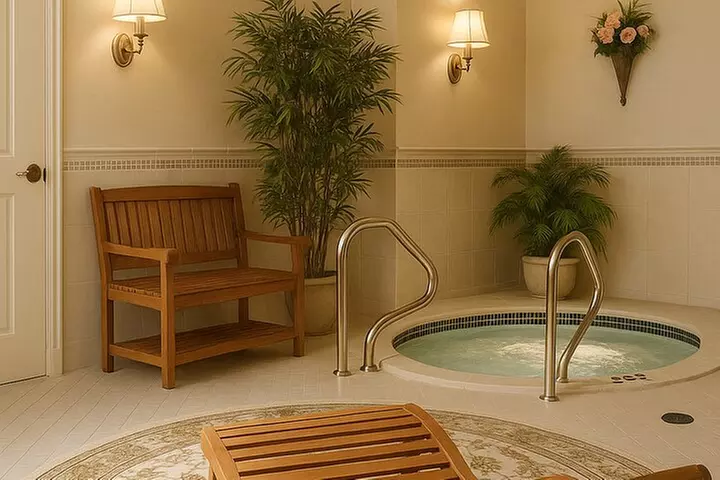 Private Spa Experience with Jacuzzi, Sauna and Hot Stone Massage