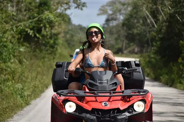 ATV Tour from Cancun with Zipline and Cenote Swim - Primary Image