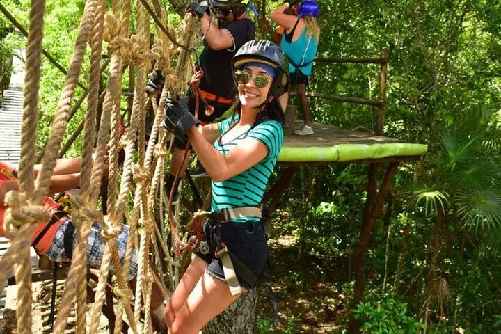 ATVshared,Horseback Riding Cenote &Ziplines from Playa del Carmen