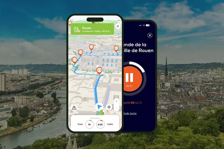 Rouen Visite audioguidée à pied 1h45 et 27 commentaires audios - Primary Image