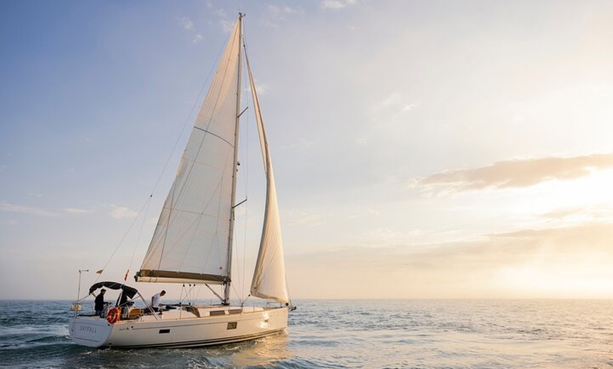 Image 2: Puesta De Sol En Un Velero De Lujo Desde Port Olimpic