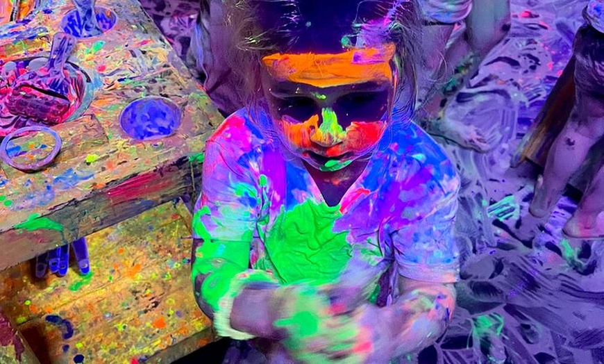 Image 12: Ultimate UV Paint Party in Maleny for Ages 18 months and above