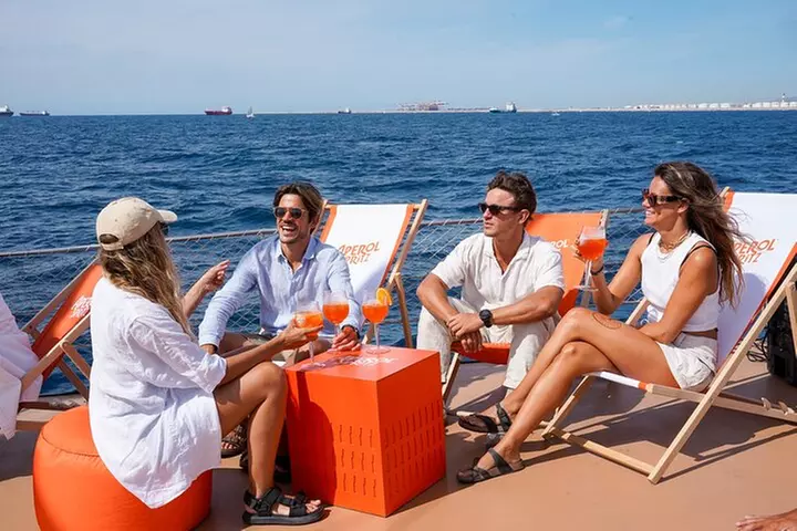 Crucero en barco por Aperol Spritz