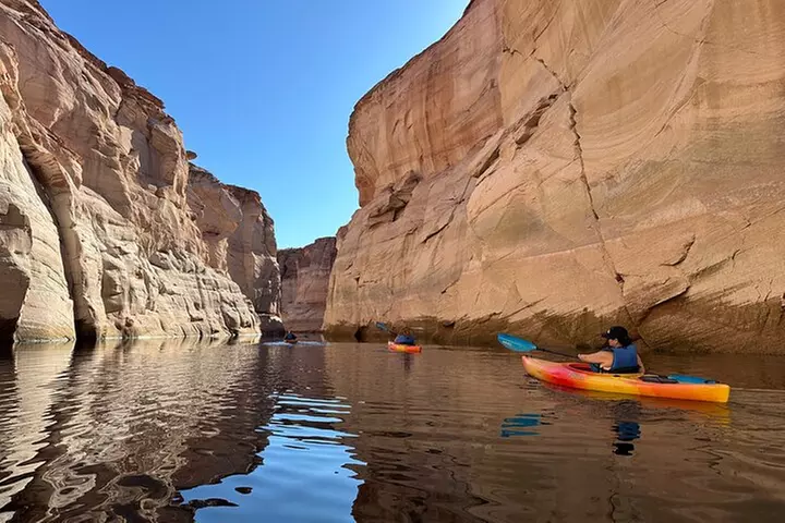 Kayak Antelope Canyon and hike, at Lake Powell