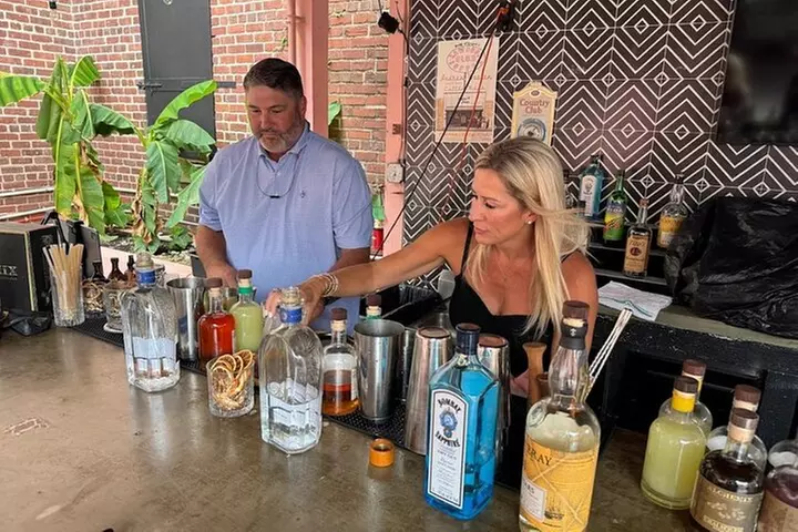 Sip History in The Sun Cabana Covered Cocktail Class