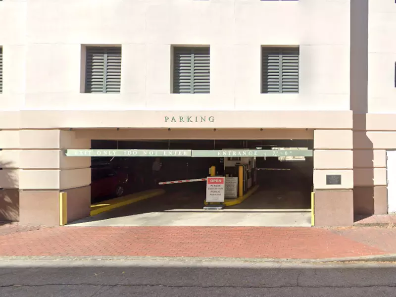 Parking at 200 Meeting St. Garage