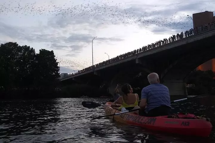 Congress Avenue Bat Bridge Kayak Tour in Austin