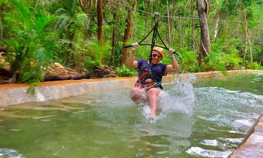 Image 26: ATV Ziplines Aquazip and Bungee Adventure at Cenote