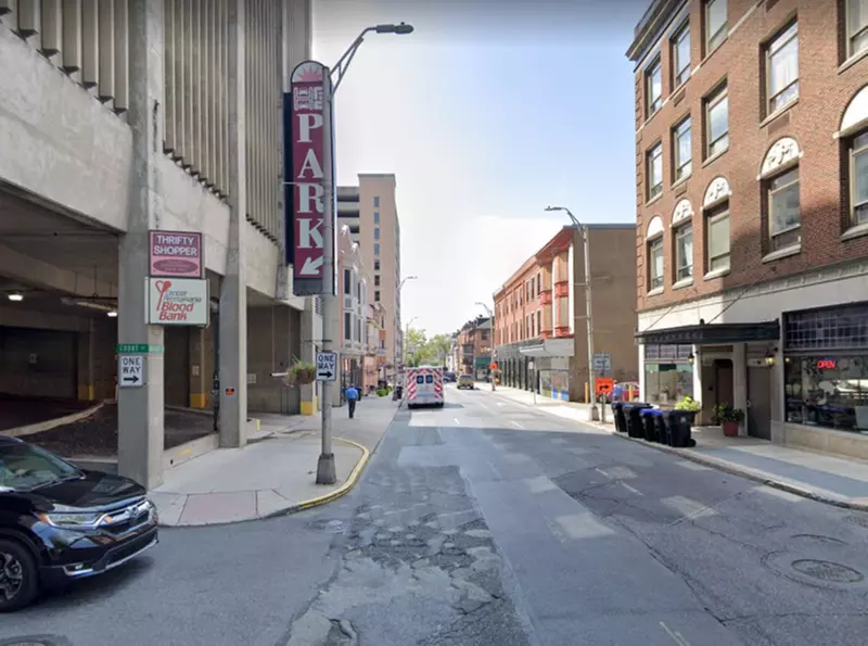 Parking at Walnut Street Garage