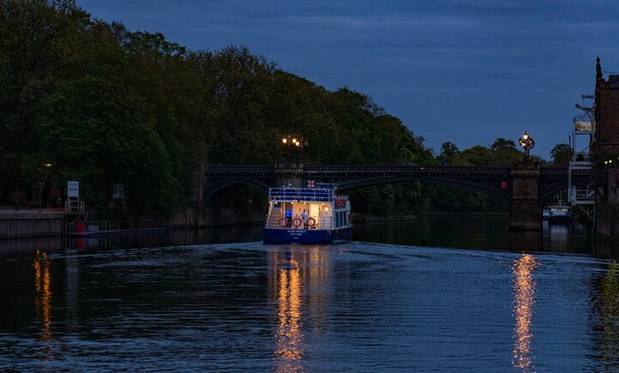 Image 1: Late Night Boat Cruise through York