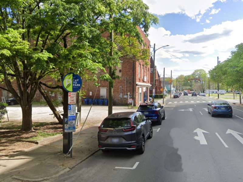 Parking at 423 S. Blount St. Lot