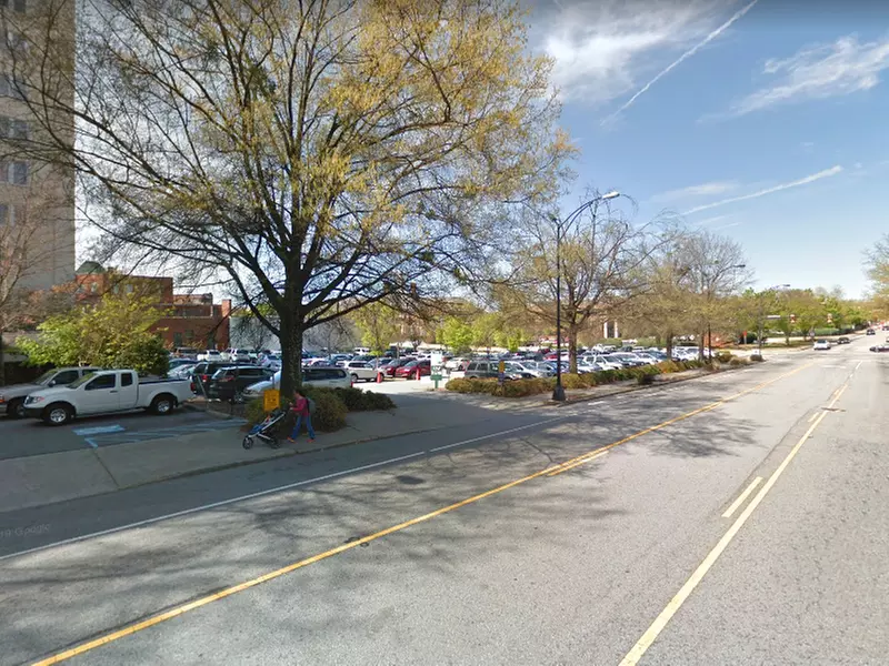 Parking at First Presbyterian Church Surface Lot - Second Medium