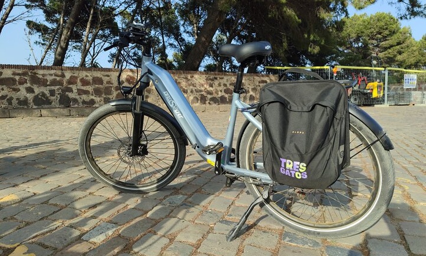 Image 12: Montjuic Barcelona: Tour panorámico en bicicleta eléctrica Vistas y...