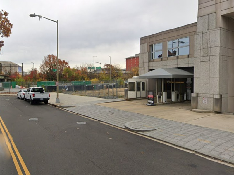Parking at 250 E. St. SW. Garage
