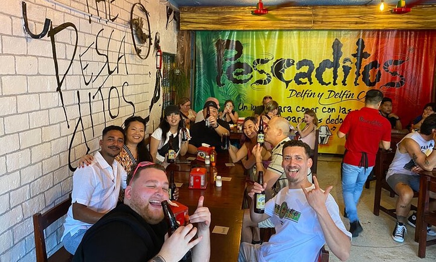Image 4: Local Taco Tour in Cancun with Tequila Tasting and Dessert