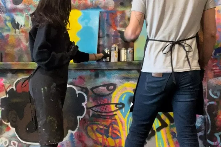 BYOB Spray Paint and Sip at Studio W.I.P.