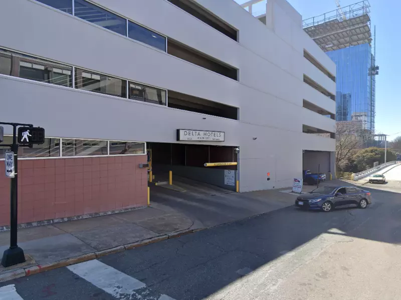 Parking at Delta Hotel Richmond Garage