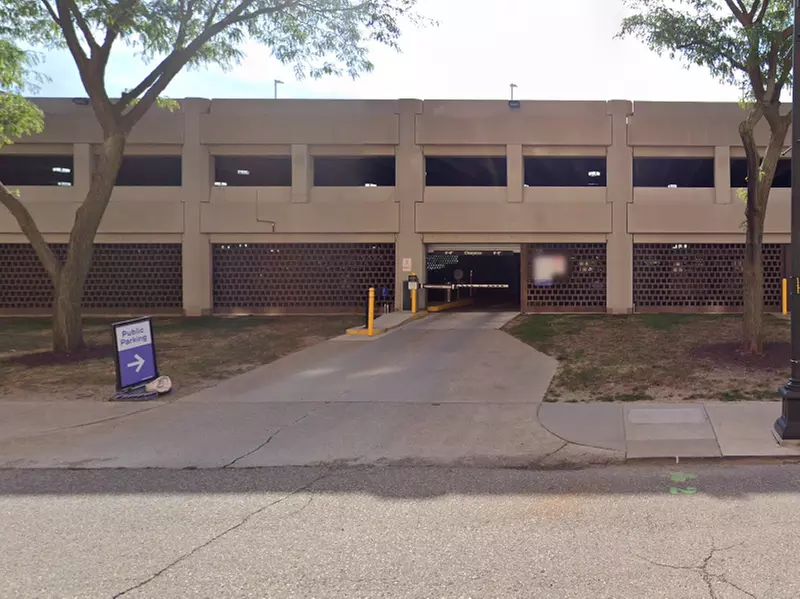 Parking at 1401 1st St. Garage