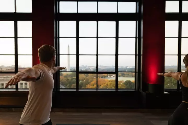 Sunrise Yoga Above the Nation's Capital