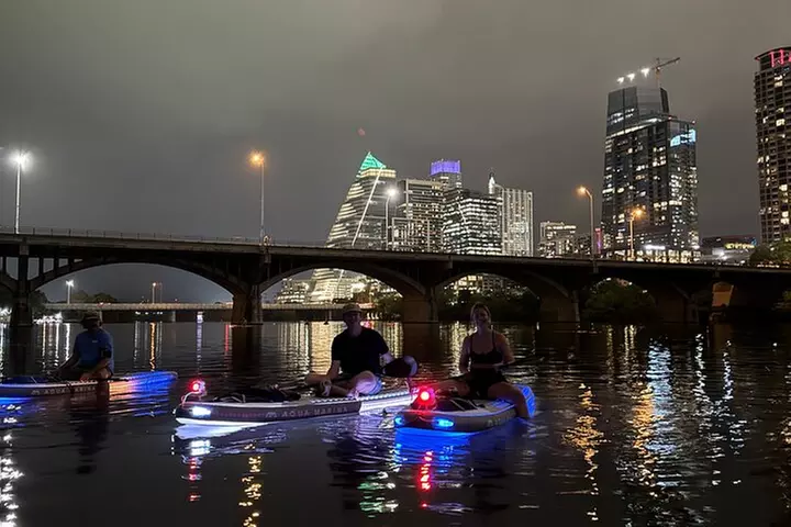 Austin Bat City Glow Paddle Board Experience