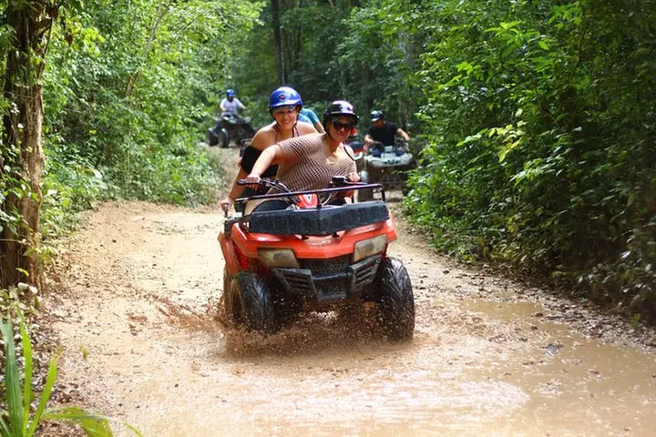 ATV with Ziplines and Cenote From Cancun