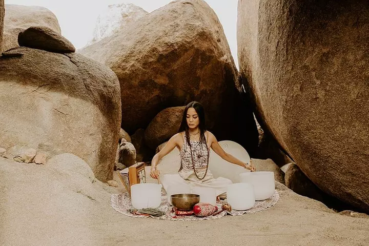 Desert Nature Walk + Soundbath & Meditation in a Boulder Cave - Primary Image