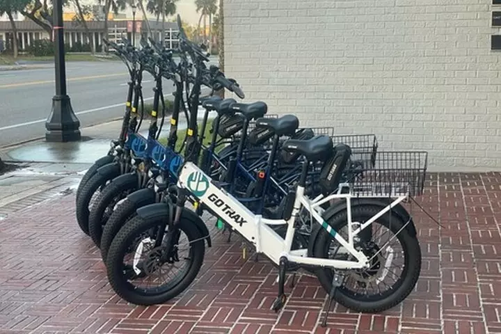 E Bike Rentals from Ormond Beach Departure