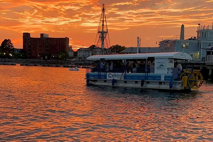 Cycleboat Boston 90 min BYOB Amazing Harbor Private Charters - Primary Image