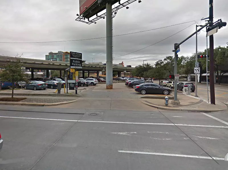 Parking at Sign Lot
