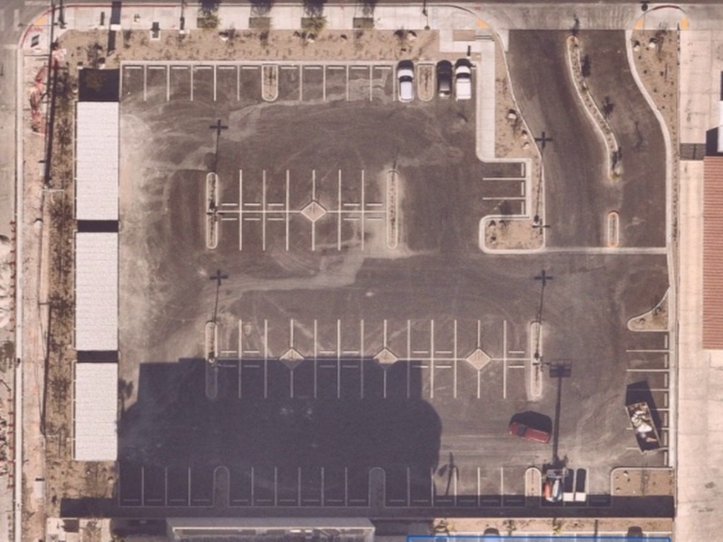 Parking at Tonopah Pinto Lot