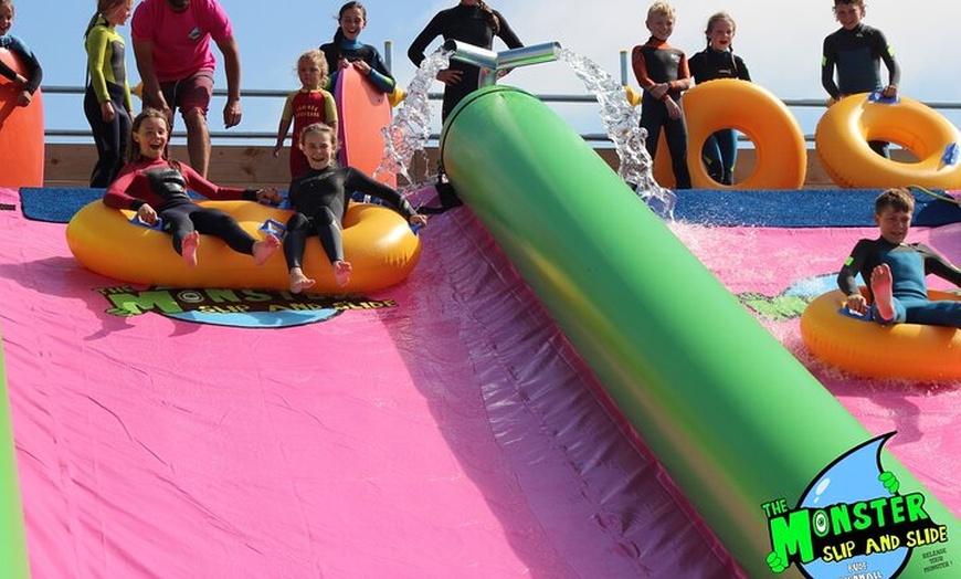 Image 2: A Monster 360ft Slip and slide in Barnstaple, North Devon