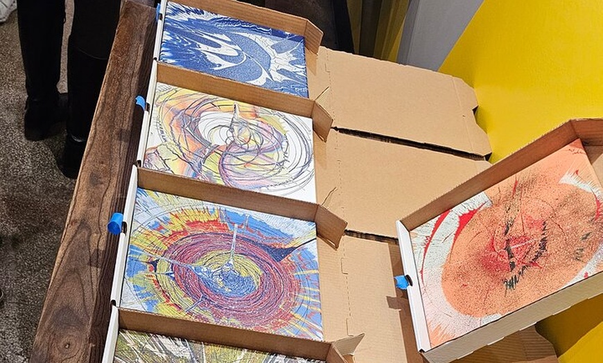Image 4: Atlanta Creative Fun: Bicycle Spin Art Experience