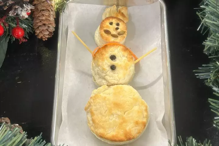 2 Hour Holiday Market Food Tour with Snowman Biscuit Class - Second Medium