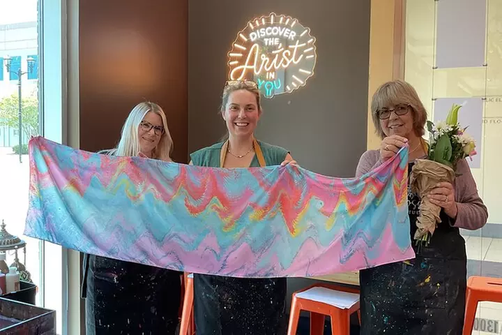 Water Marbling Workshop in Voorhees, NJ - Second Medium