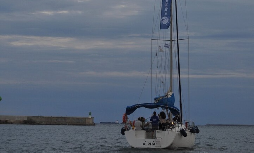 Image 10: Barcelona Coastal Sailing (barra libre, parada de merienda y nataci...