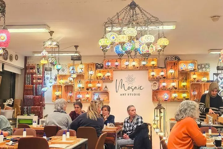 Mosaic Lamp Workshop in Brighton, MA