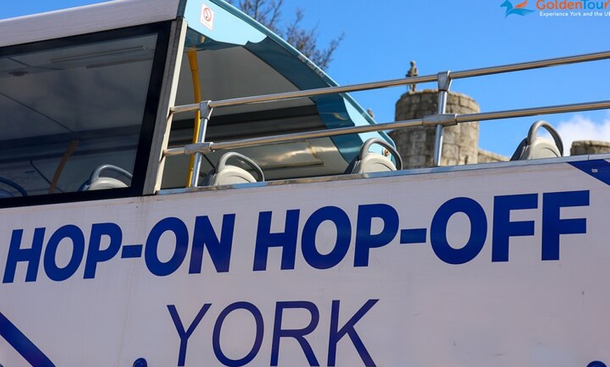 Image 31: Golden Tours York Hop-on Hop-off Open Top Bus Tour with Audio Guide