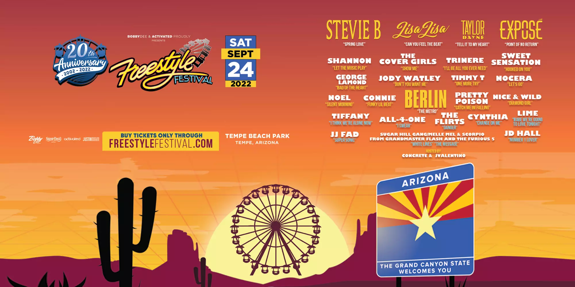 Freestyle Festival Arizona - Saturday, Sep 24, 2022 / 2:00pm-11:30pm - Primary Image