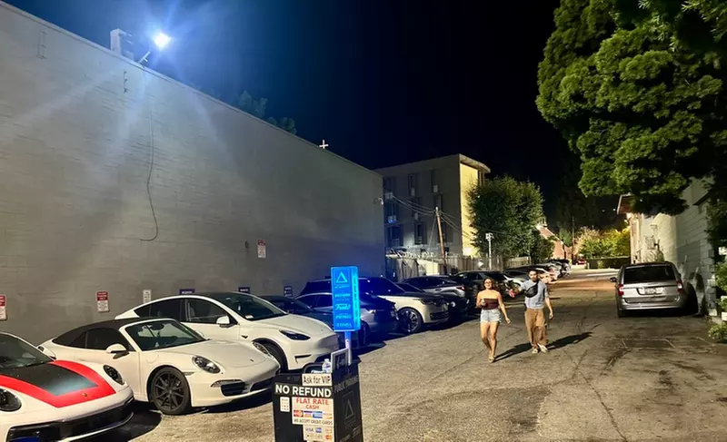 Parking at Academy LA Parking Lot