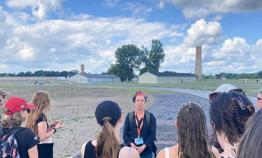 Image 3: Konzentrationslager Sachsenhausen mit französischsprachigem Reisele...