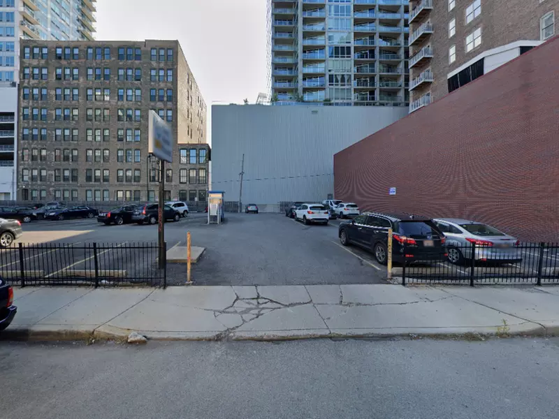 Parking at 650 S. Financial Pl. Lot