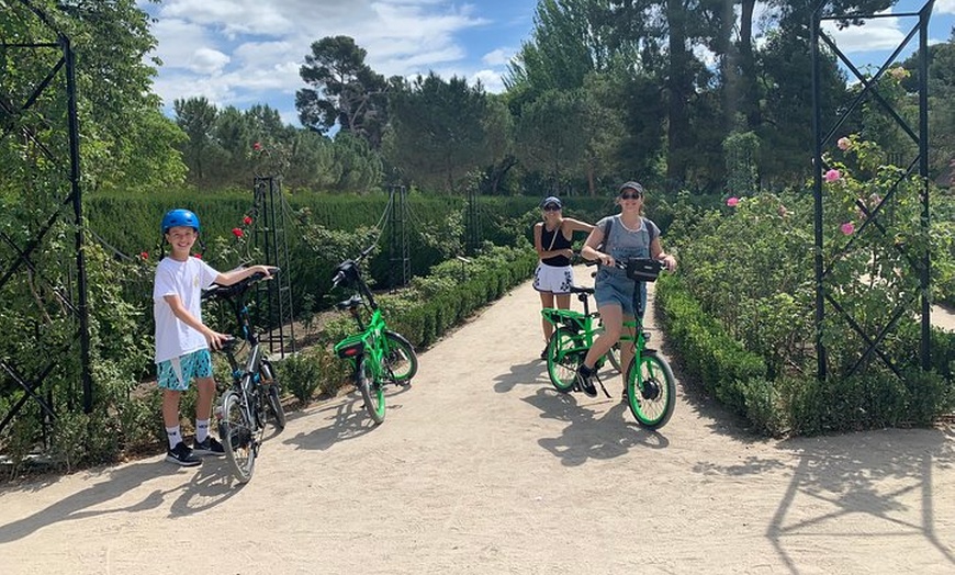 Image 6: BICICLETA o BICICLETA ELÉCTRICA por los parques de Madrid: Parque j...