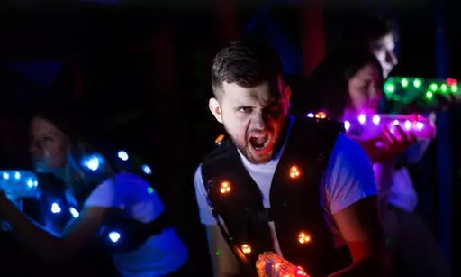 $32 For 1 Hour Of Bowling & A Round Of Laser Tag For 4 People (Reg....