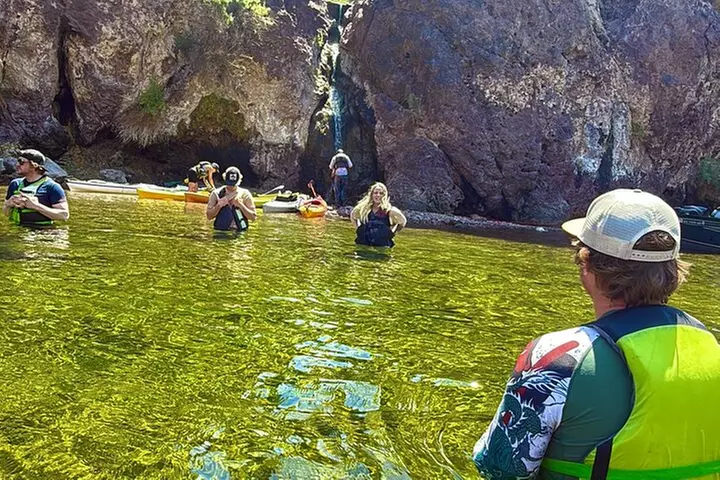 Hoover Dam Kayaking Trip, 6 Hot Springs, 6 Caves, 4 Waterfalls