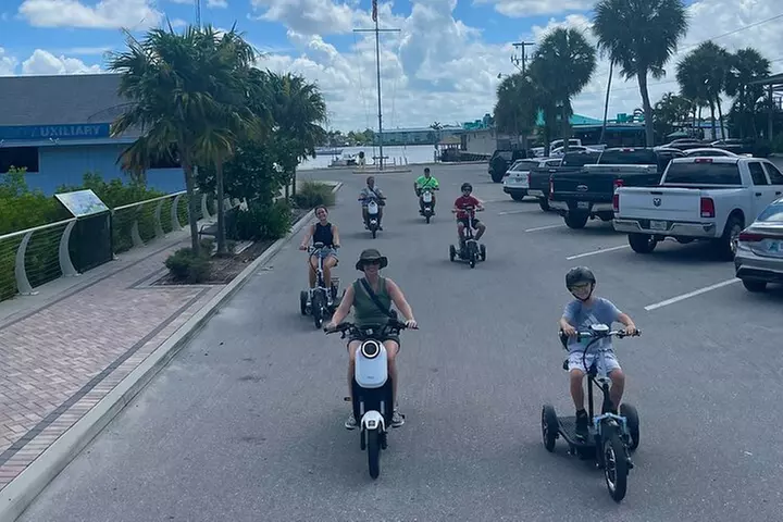 Sunset Tour of Naples Florida by Trike and Moped - Family Fun