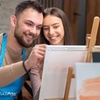 Image 9: Mystery Paint and Sip Night at a Trendy Wine Bar in Atlanta