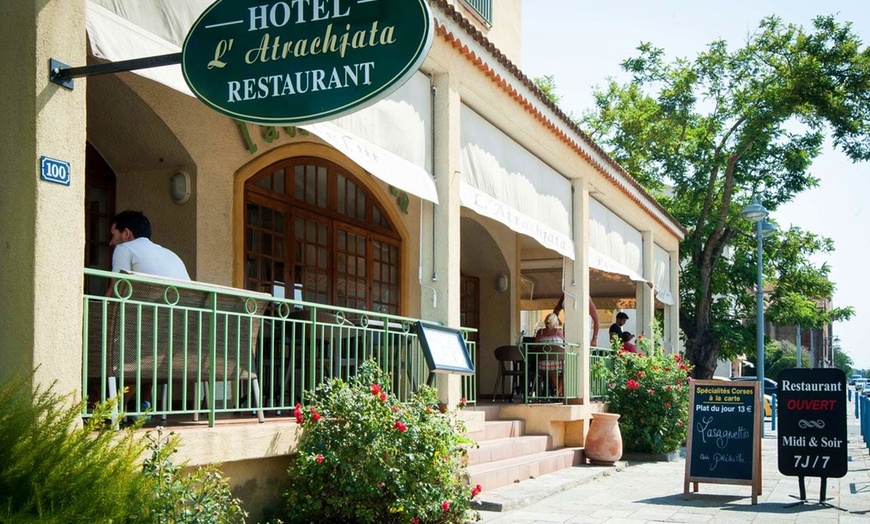 Image 2: ✈ CORSICA | Aléria - Hotel Restaurant Atrachjata 3* - Budget