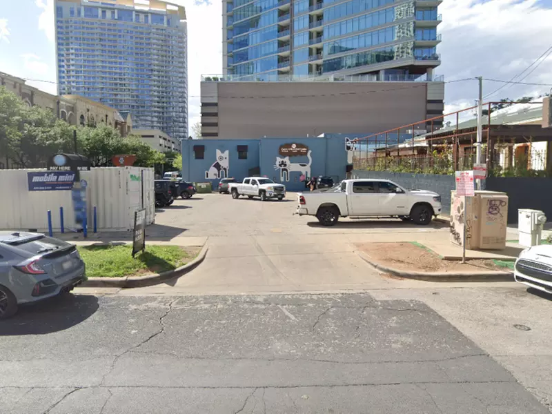 Parking at Austin Urban Vet Lot