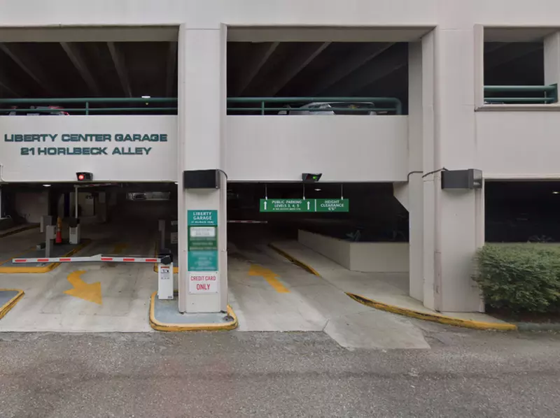 Parking at Liberty Center Garage